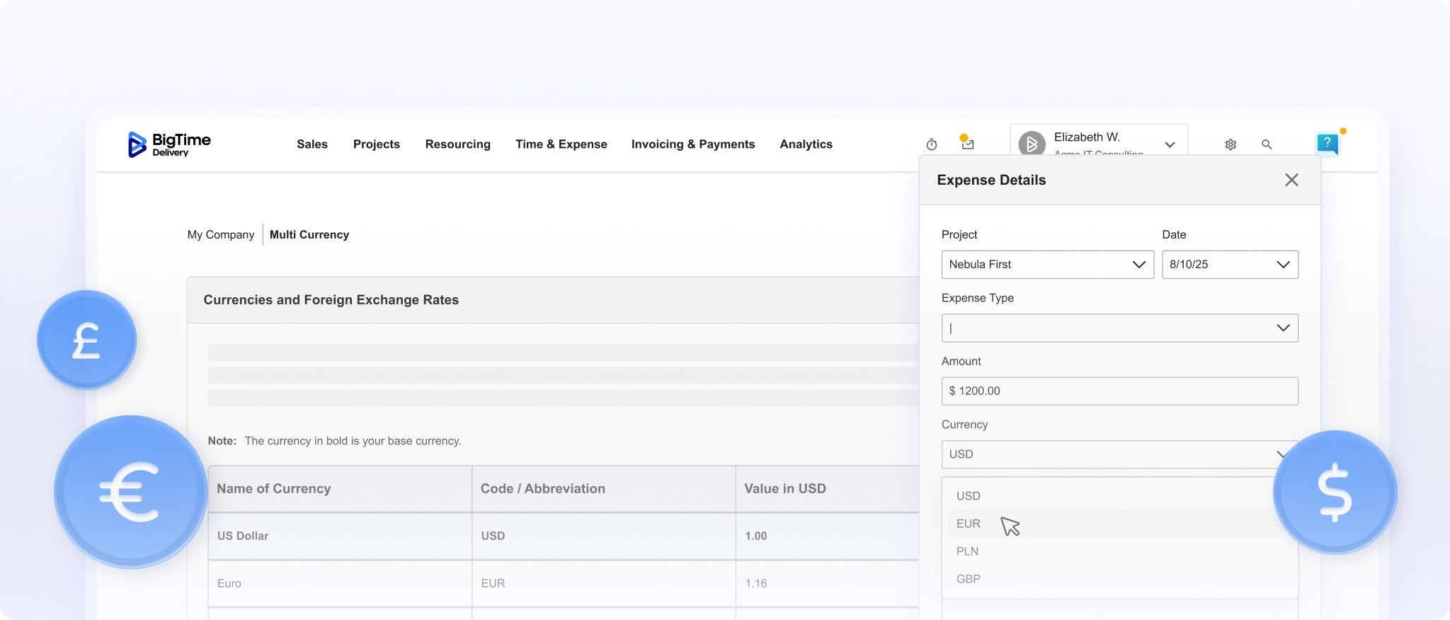 Multi Currency Expense Management