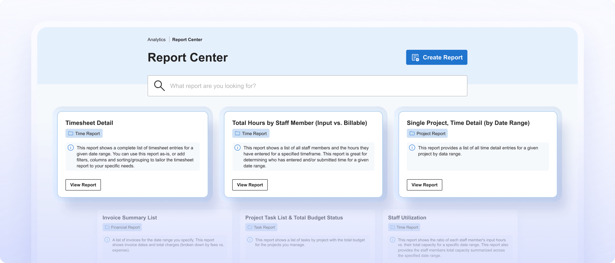 Ready To Use Report Templates