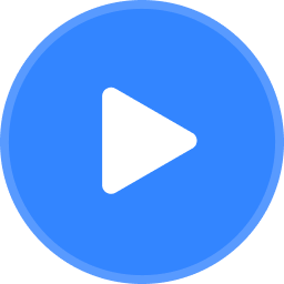 Play Button Blue