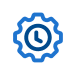 Gear Clock Icon 1
