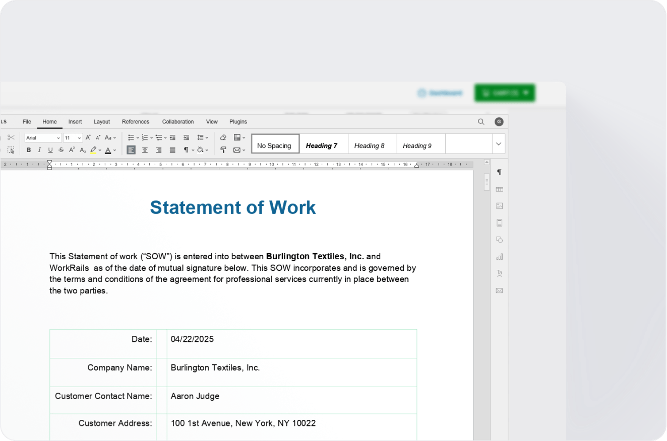Cpq Document Engine