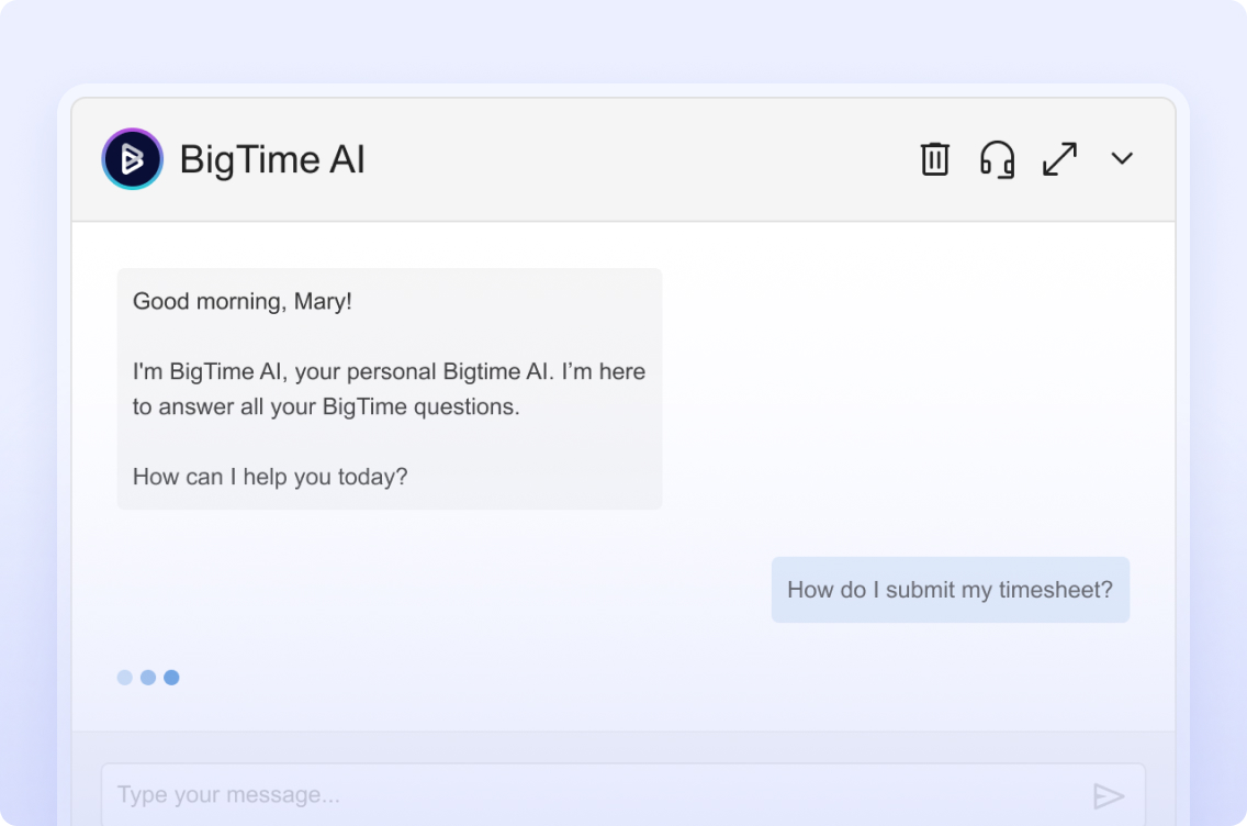 AI Assistant Screen