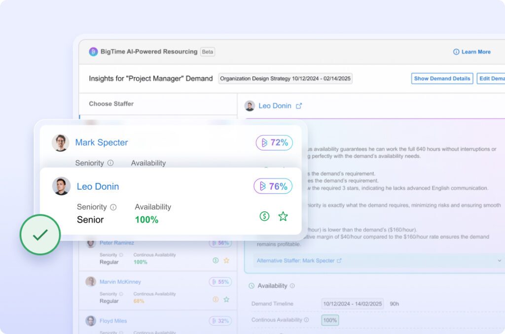 Foresights Resourcing Agent Screen